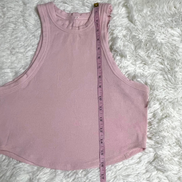 Lululemon Hold Tight Crop Tank Top-Flush Pink - Picture 7 of 7